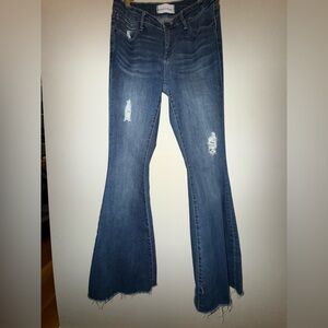 Articles Of Society Dark Blue Flare Jeans